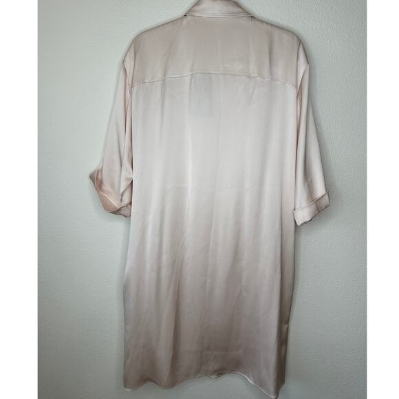 NWT Fendi The Abito Fluid Draped Daily Dress Top in Almond 100% Silk 40 / 8 - Picture 10 of 16